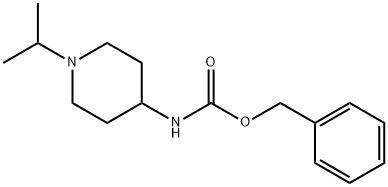 Carbamic acid, [1-(1-methylethyl)-4-piperidinyl]-, phenylmethyl ester (9CI) Struktur
