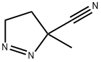 3H-Pyrazole-3-carbonitrile, 4,5-dihydro-3-methyl- Struktur