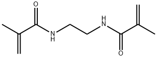 2-Propenamide, N,N'-1,2-ethanediylbis[2-methyl- 结构式