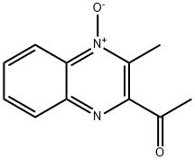 1-(3-Methyl-4-oxido-2-quinoxalinyl)ethanone Structure