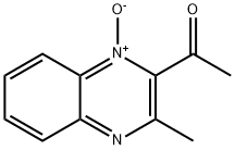 Ethanone, 1-(3-methyl-1-oxido-2-quinoxalinyl)- Structure