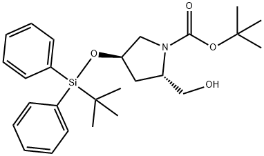 (2S,4R)-tert-butyl4-((tert-butyldiphenylsilyl)oxy)-2-(hydroxymethyl)pyrrolidine-1-carboxylate(WX192094)|(2S,4R)-叔-丁基 4-((叔-丁基二苯基甲硅烷基)氧代)-2-(羟甲基)吡咯烷-1-甲酸基酯