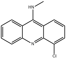 9-Acridinamine, 4-chloro-N-methyl- Struktur