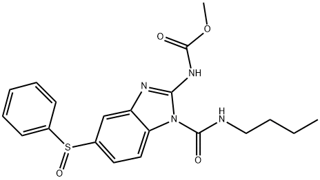 1-n-butylcarbamoyl oxfendazole Struktur