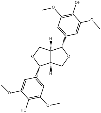 (-)-Syringaresinol Struktur