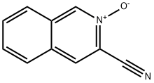 3-Isoquinolinecarbonitrile, 2-oxide Structure