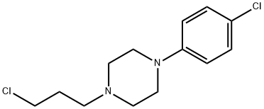 1-(4-Chlorophenyl)-4-(3-chloropropyl)piperazine Structure