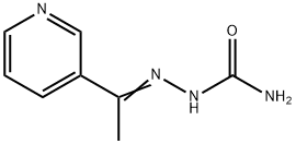 {[1-(pyridin-3-yl)ethylidene]amino}urea Struktur