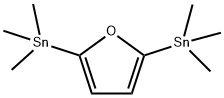 2,5-Bis(trimethylstannyl)furan Struktur