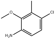 Benzenamine, 4-chloro-2-methoxy-3-methyl- 化学構造式