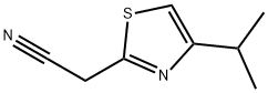 2-[4-(丙烷-2-基)-1,3-噻唑-2-基]乙腈 结构式