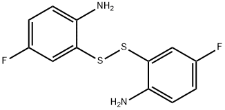 Benzenamine, 2,2'-dithiobis[4-fluoro- Structure