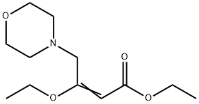 β-Ethoxy-4-morpholine-2-butenoic acid ethyl ester Structure