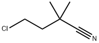 Butanenitrile, 4-chloro-2,2-dimethyl- Structure