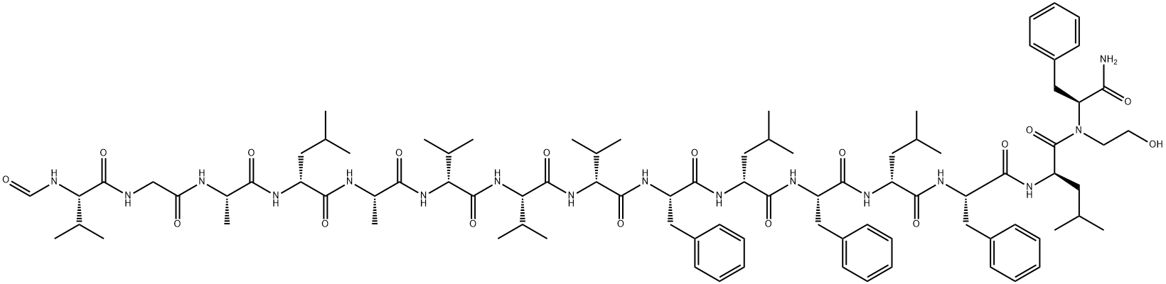 15-Des-trp-phe-gramicidin A Struktur