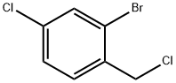 Benzene, 2-bromo-4-chloro-1-(chloromethyl)- Struktur