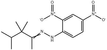 3,3,4-Trimethyl-2-pentanon (2,4-dinitrophenyl)hydrazone,66591-36-4,结构式