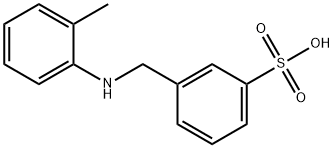 α-o-トルイジノ-m-トルエンスルホン酸 化学構造式