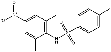 Benzenesulfonamide, N-(2,6-dimethyl-4-nitrophenyl)-4-methyl- 化学構造式