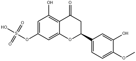 Hesperetin 7-O-Sulfate 化学構造式