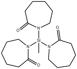 2H-Azepin-2-one, 1,1,1-(methylsilylidyne)trishexahydro-,6766-69-4,结构式