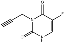 2,4(1H,3H)-Pyrimidinedione,5-fluoro-3-(2-propynyl)-(9CI),680575-05-7,结构式