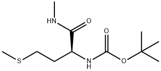 methylamide of N-t-butyloxycarbonyl-L-methionine 化学構造式