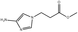 1H-Imidazole-1-propanoic acid, 4-amino-, methyl ester Structure