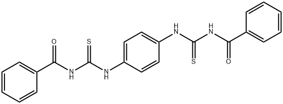 Benzamide, N,N'-[1,4-phenylenebis(iminocarbonothioyl)]bis-,70110-39-3,结构式