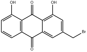 9,10-Anthracenedione, 3-(bromomethyl)-1,8-dihydroxy- Struktur