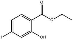 Benzoic acid, 2-hydroxy-4-iodo-, ethyl ester Struktur