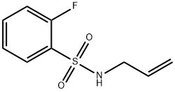 2-氟-N-(丙-2-烯-1-基)苯-1-磺酰胺, 730986-28-4, 结构式