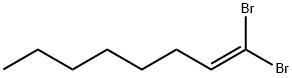 1-Octene, 1,1-dibromo- Struktur