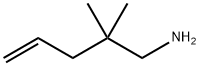 2,2-Dimethylpent-4-enylamine Structure