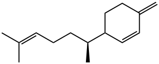 sesquiphellandrene,3-(1,5-dimethyl-4-hexenyl)-6-methylene-cyclohexene 化学構造式