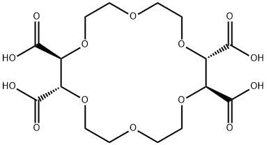 (-)-(18-CROWN-6)-2,3,11,12-四甲酸, 73891-15-3, 结构式