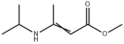 methyl 3-[(propan-2-yl)amino]but-2-enoate Structure