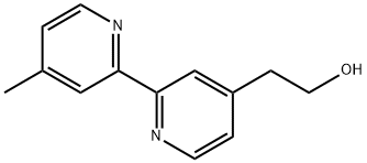 [2,2'-Bipyridine]-4-ethanol, 4'-methyl- Structure