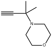 4-(1,1-二甲基-2-丙炔基)-吗啉, 7471-07-0, 结构式