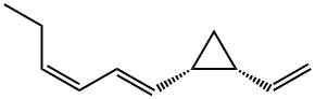 (1R)-1α-Ethenyl-2α-[(1E,3Z)-1,3-hexadienyl]cyclopropane Struktur