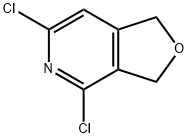 4,6-Dichloro-1,3-dihydro-furo[3,4-c]pyridine Struktur