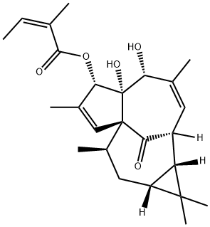 20-Deoxyingenol 3-angelate Struktur