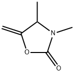 2-Oxazolidinone,3,4-dimethyl-5-methylene-(9CI) Struktur