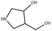 4-(羟甲基)吡咯烷-3-醇,765-78-6,结构式