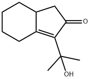 2H-Inden-2-one,3,3a,4,5,6,7-hexahydro-1-(1-hydroxy-1-methylethyl)-(9CI) 结构式