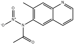 Acetamide, N-(7-methyl-6-quinolinyl)-N-nitro- 化学構造式