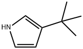 3-(叔丁基)-1H-吡咯, 7721-49-5, 结构式