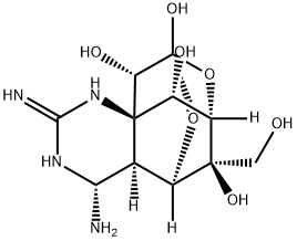 (8S)-4-Amino-4-deoxytetrodotoxin Struktur