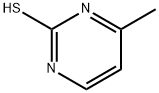2-Pyrimidinethiol, 4-methyl- Struktur