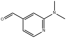 2-Dimethylamino-pyridine-4-carbaldehyde Struktur